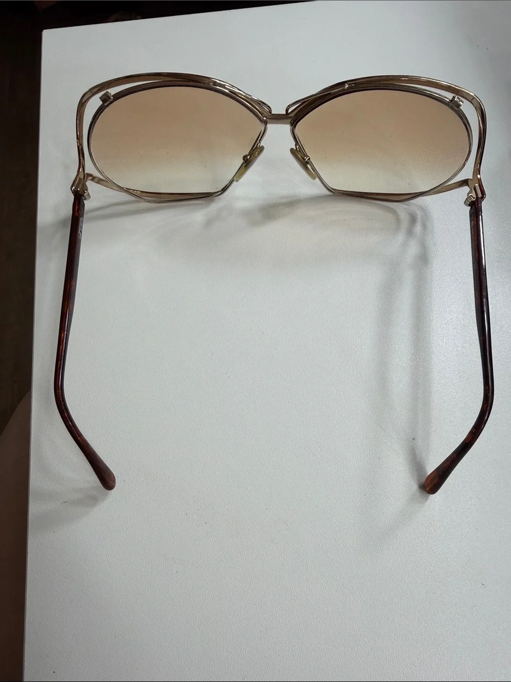 Vintage Christian Dior Oversized Butterfly Sunglasses